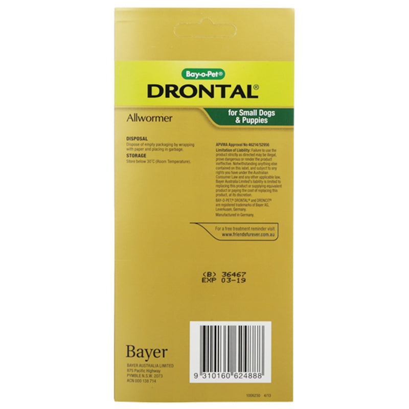 Drontal 3kg Tablet 4pk