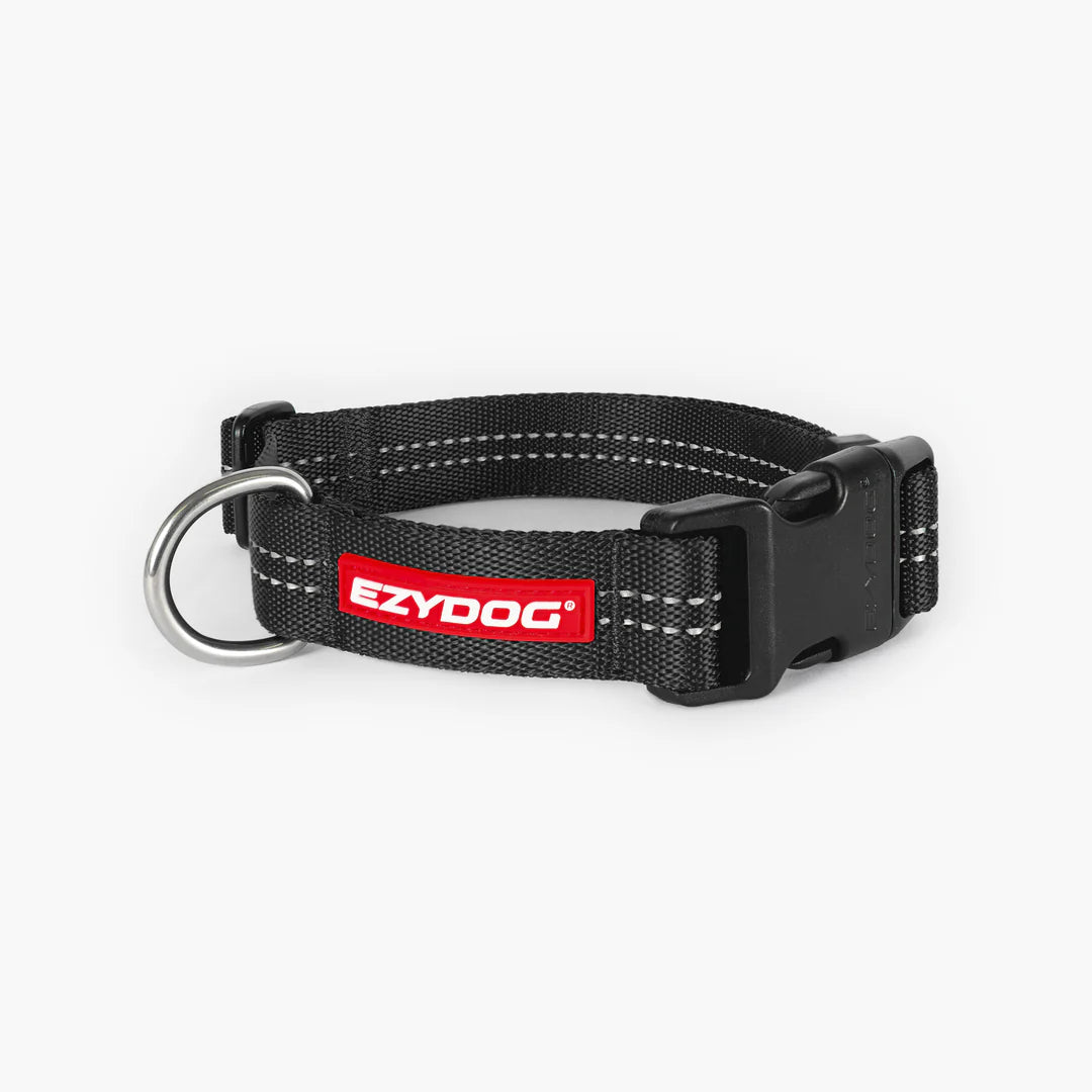EzyDog Essential Adjustable Collar Black