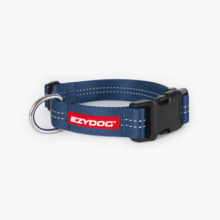 EzyDog Essential Adjustable Collar Blue