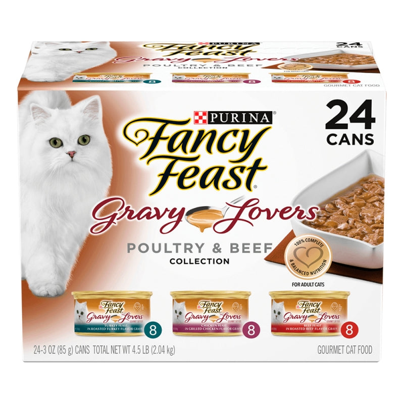 Fancy Feast 85g Poultry And Beef Pate 24pk