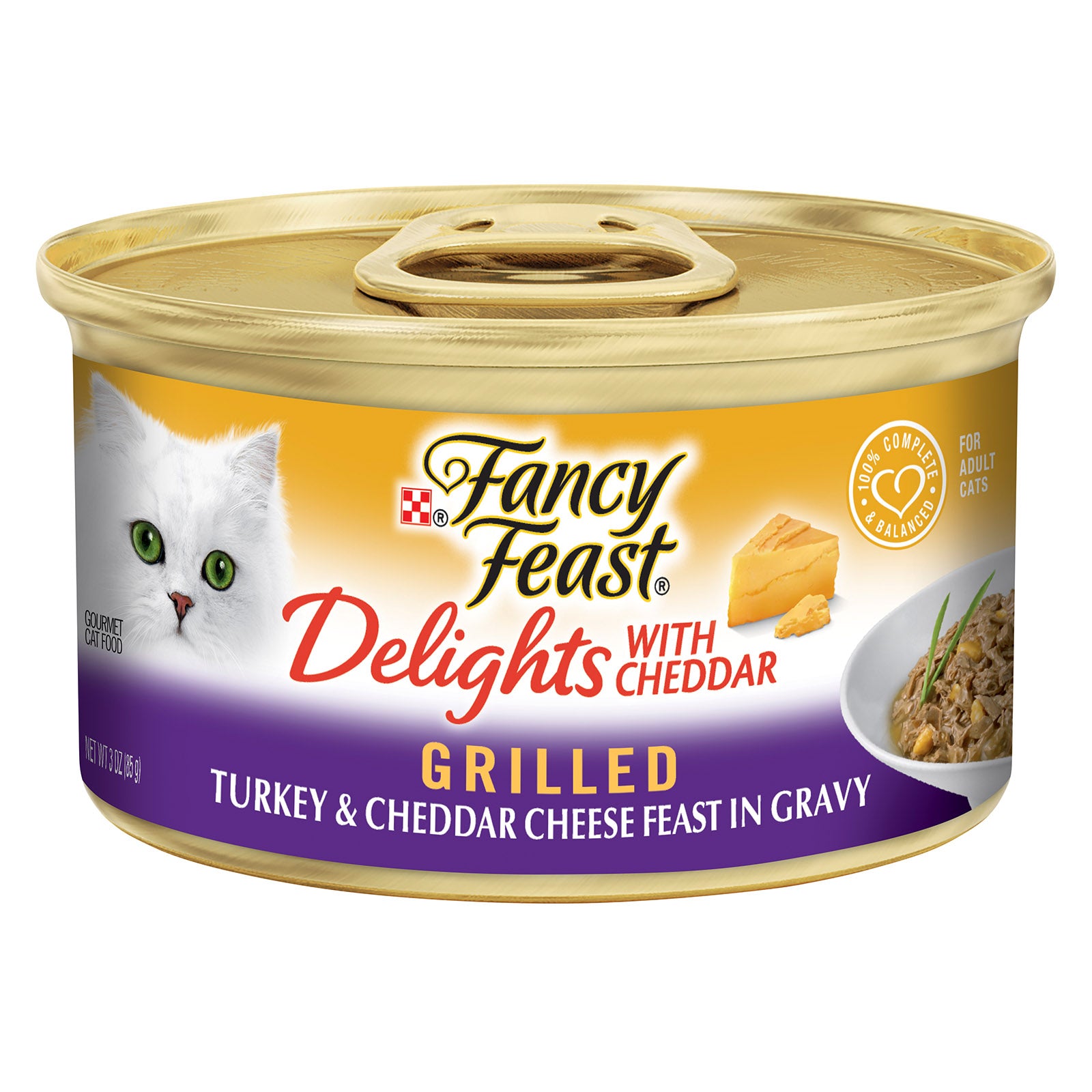 Fancy Feast 85g Cheddar Turkey
