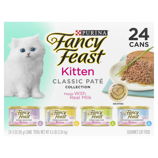Fancy Feast Kitten Classic Pate Collection 24pk