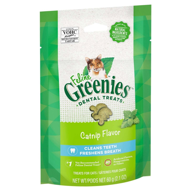 Feline Greenies 60g Catnip