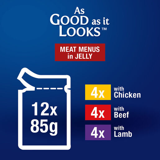 Felix Agail Meat Menu MP 12X85G