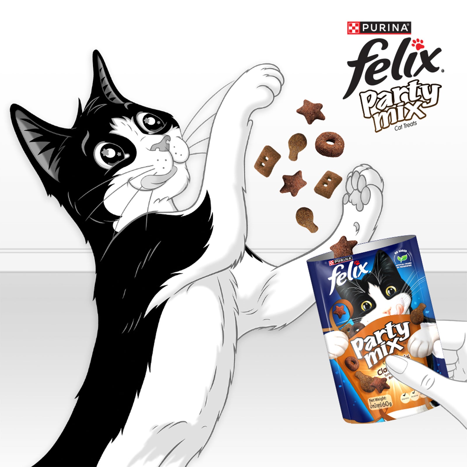 Felix Party Mix Classic Mix 8X60g