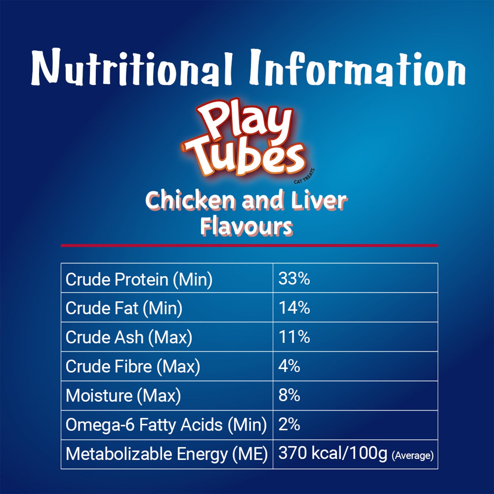 Felix Play Tubes Chkn&Liver 8x50g