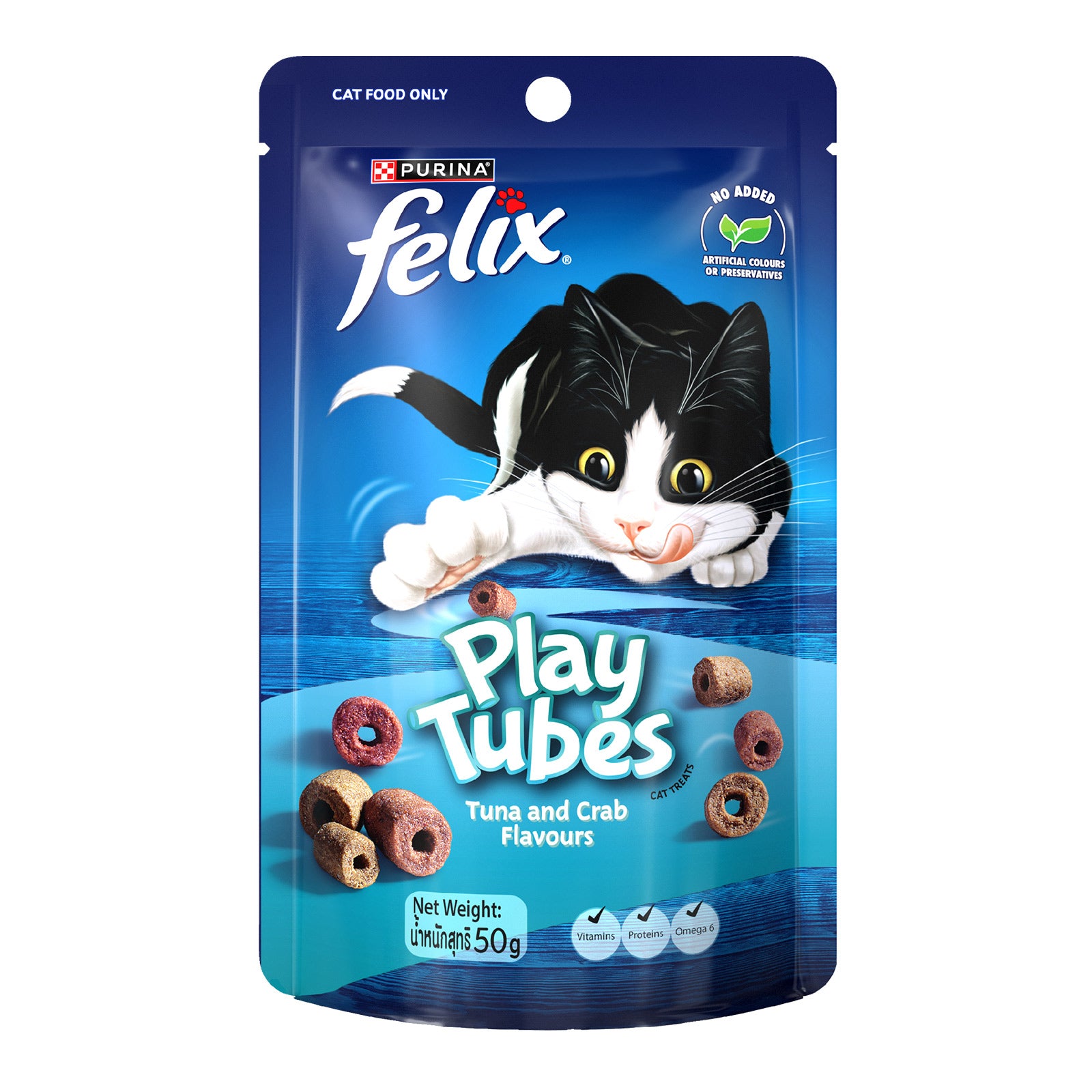 Felix Play Tubes Tuna&Crab 8X50g