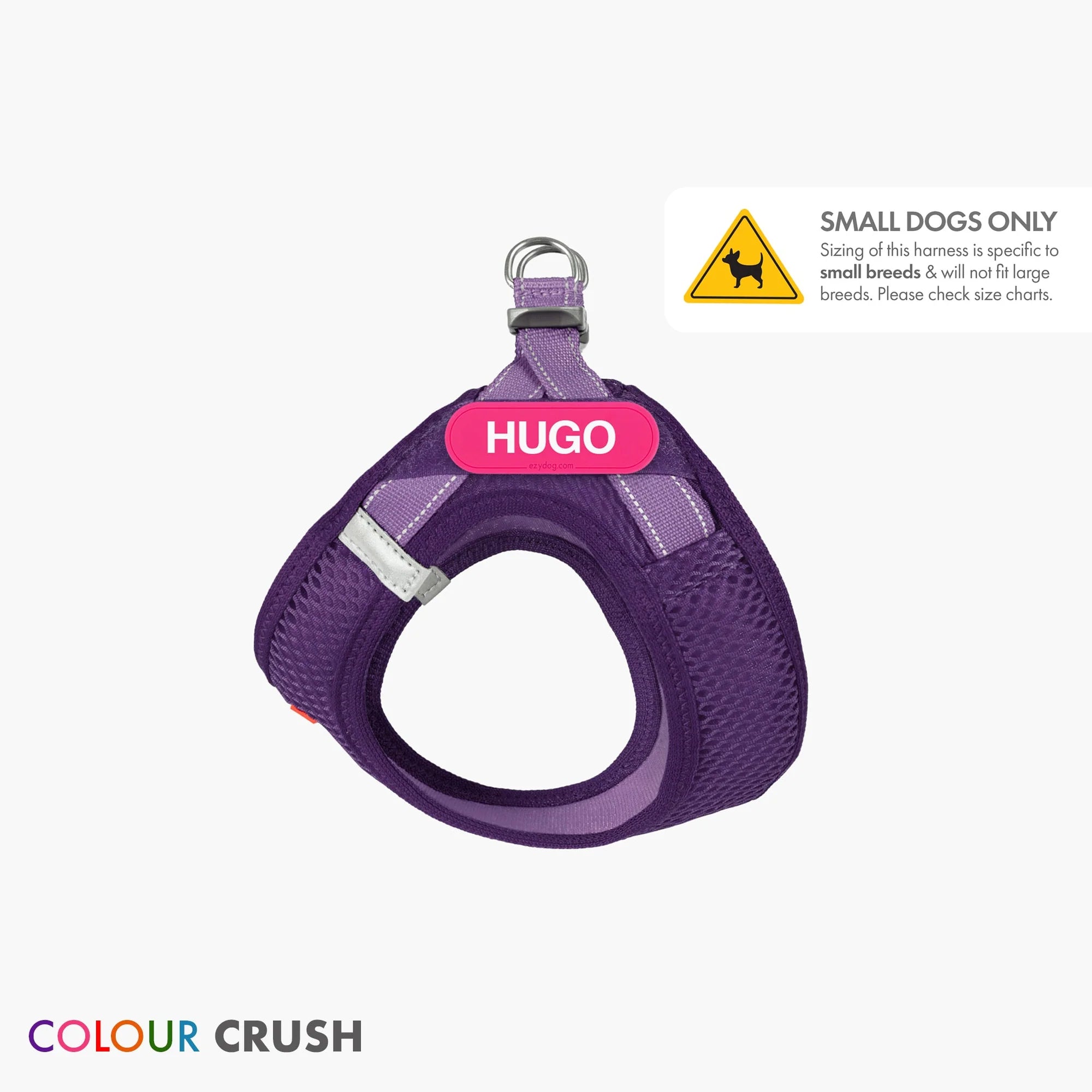 EzyDog FormFit Mesh Harness Purple