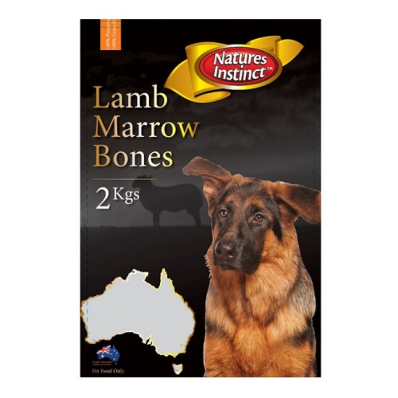 Frozen Lamb Marrow Bone Large 2pk