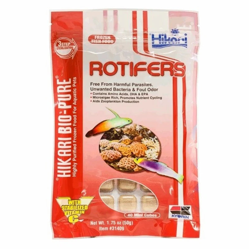 Frozen Food Hikari Rotifers 50g