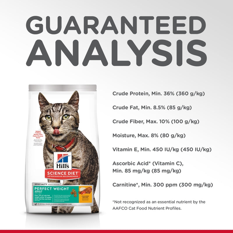 Science Diet Cat Dry Perfect Weight 1.3kg
