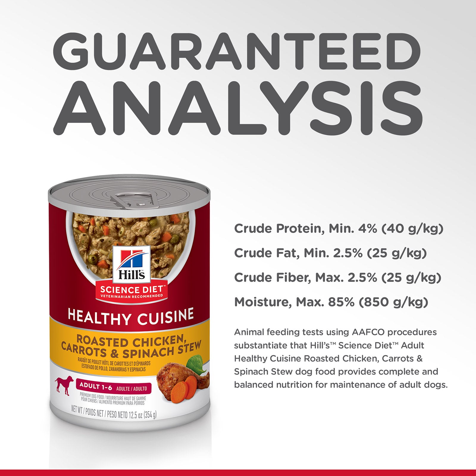 Science Diet Dog Wet Chicken Carrot Stew 354g
