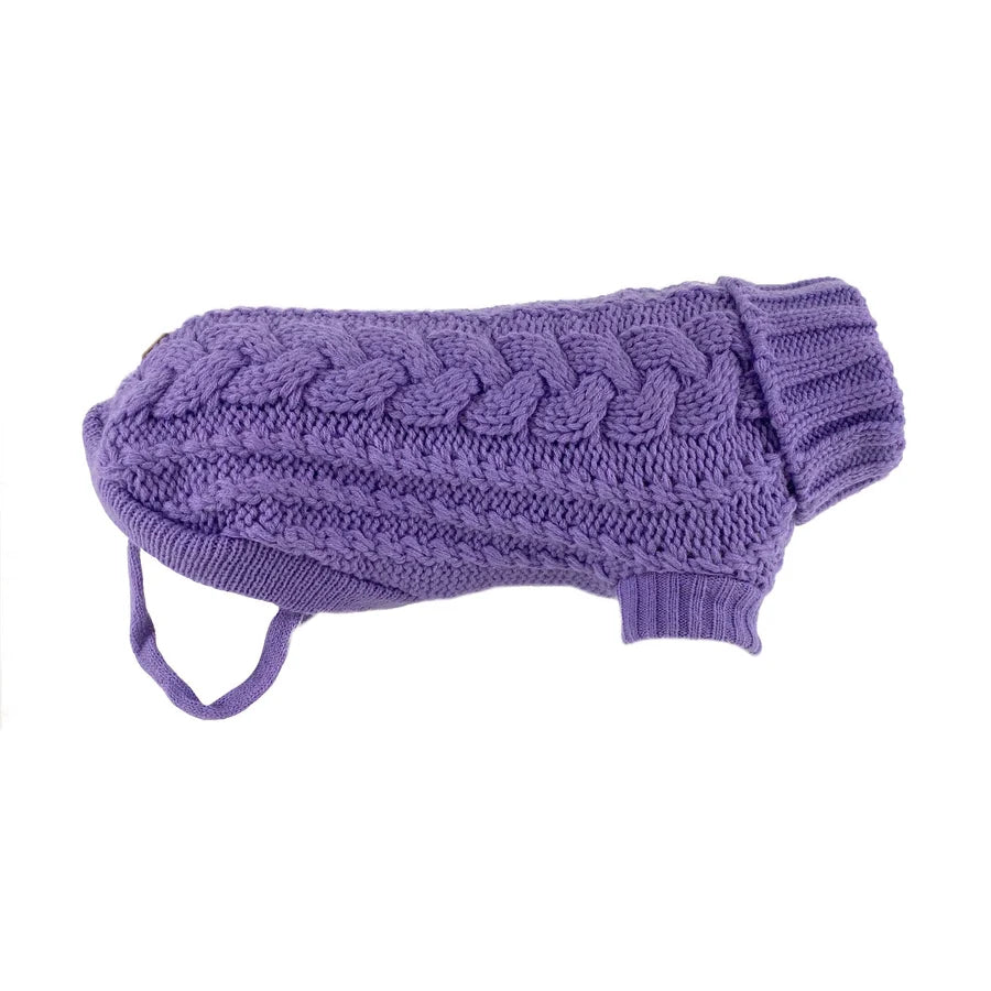 Huskimo Dog Jumper French Knit Lavender