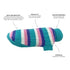 Huskimo Dog Jumper Soho Knit Cyan Crush