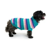 Huskimo Dog Jumper Soho Knit Cyan Crush