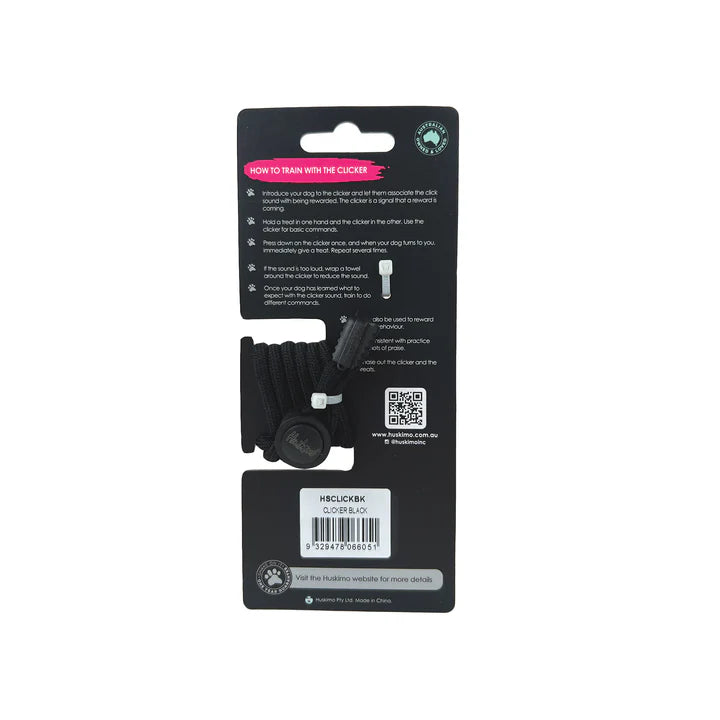 Huskimo Specialist Dog Training Clicker Black