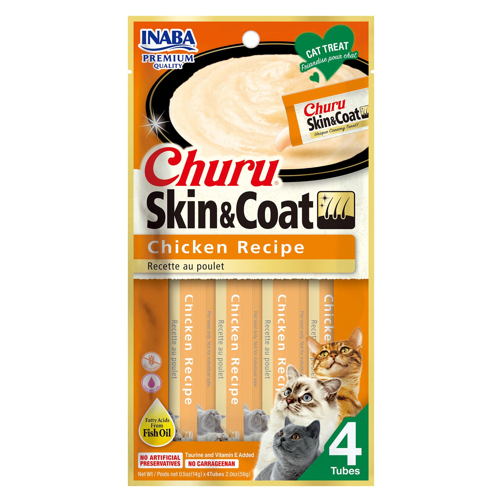 INABA Churu Skin & Coat Chicken