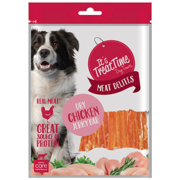 It's Treat Time Dog Chicken Jerky Bar 100g