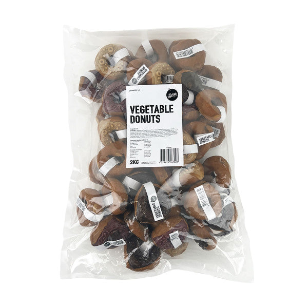 It's Treat Time Dog Veggie Donuts Single