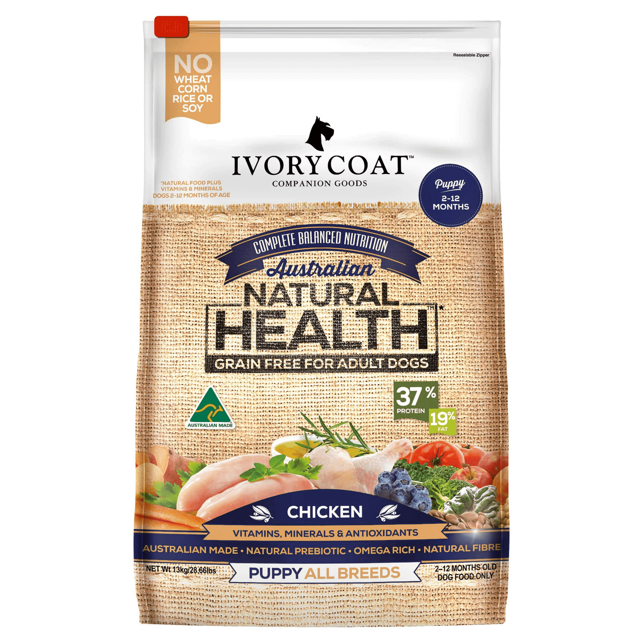 Pet Food Ivory Coat Puppy Chicken 13kg Ivory Coat Puppy 13kg Cheap