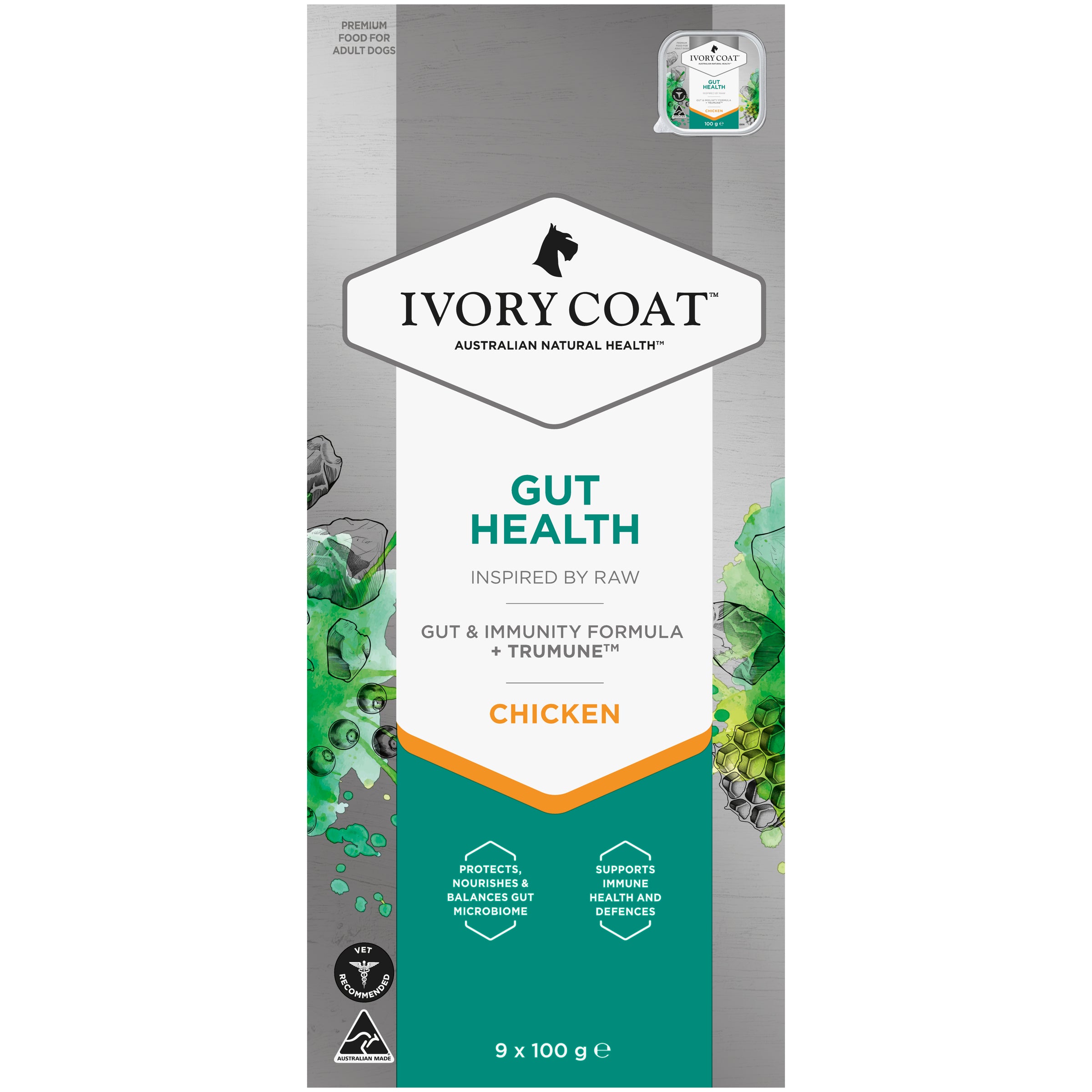 Ivory Coat Raw Inspired by Raw Gut Health Dog