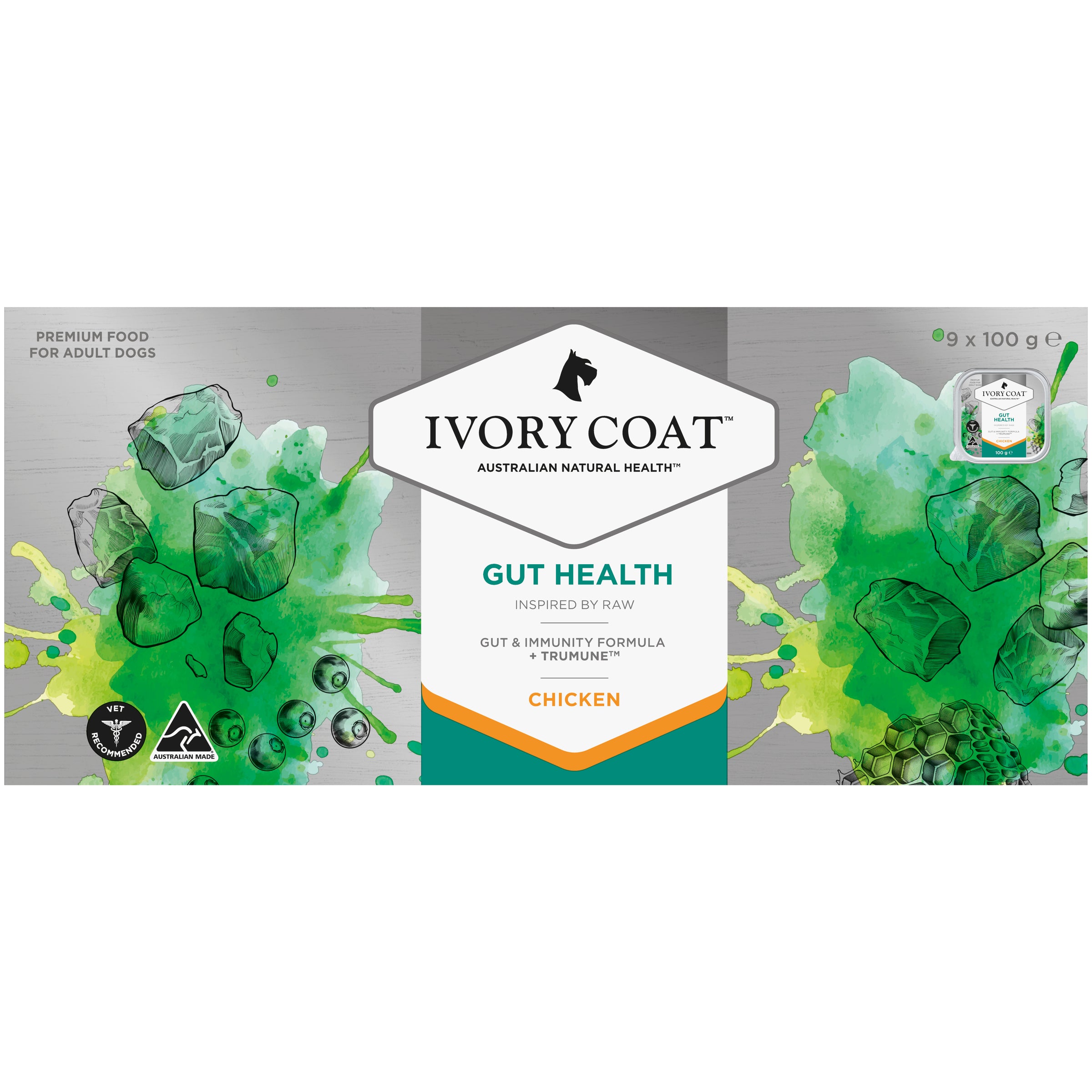 Ivory Coat Raw Inspired by Raw Gut Health Dog
