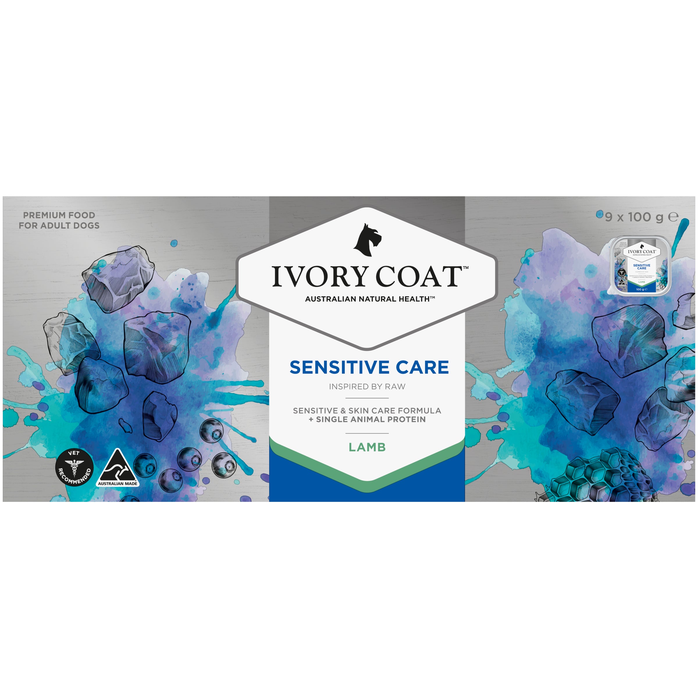 Ivory Coat Raw Inspired by Raw Sensitive Care Dog