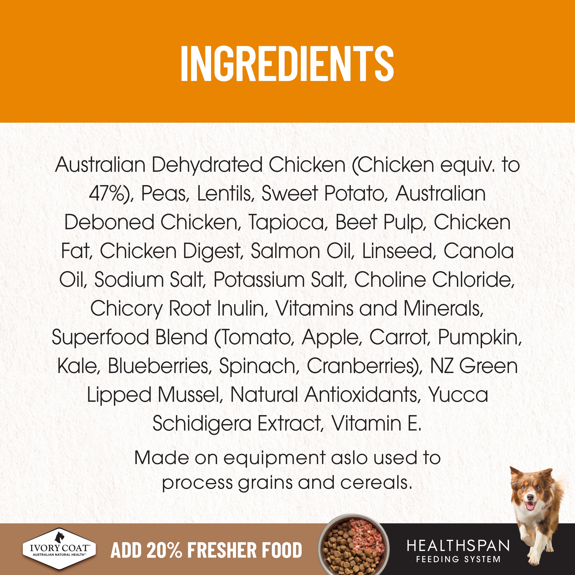 Ivory Coat Healthy Weight Chicken