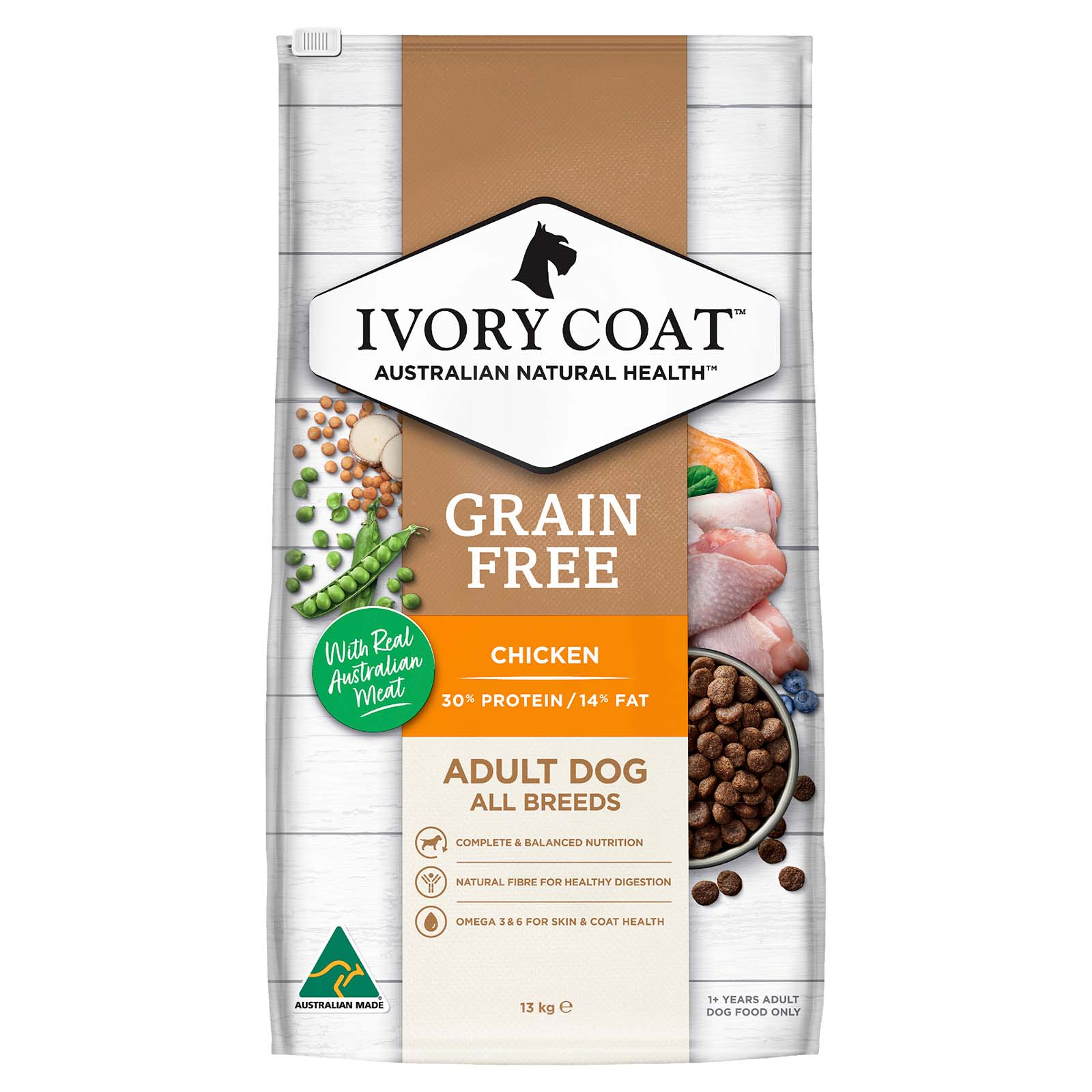 Ivory Coat Dog Chicken