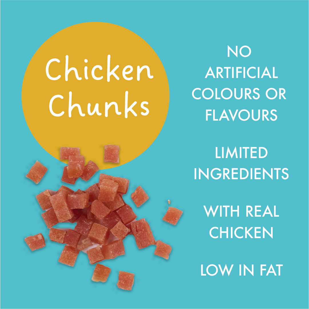 KIDDO Training Soft Chicken Chunks 90g