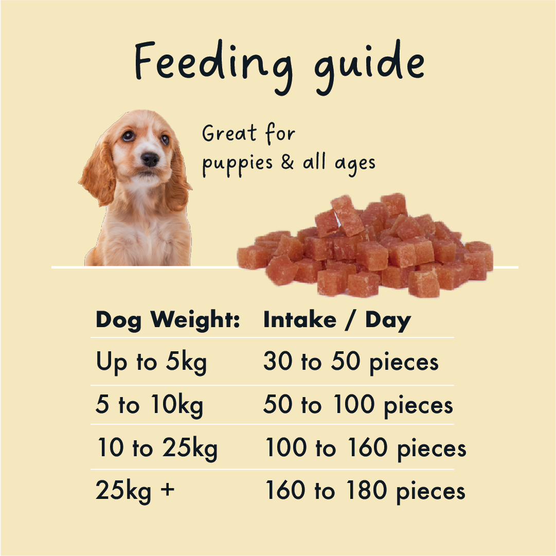 KIDDO Training Soft Chicken Chunks 90g