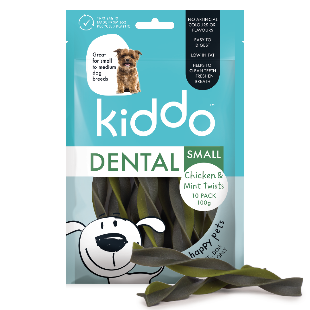 KIDDO Dental Small Chicken & Mint Twists 10pk