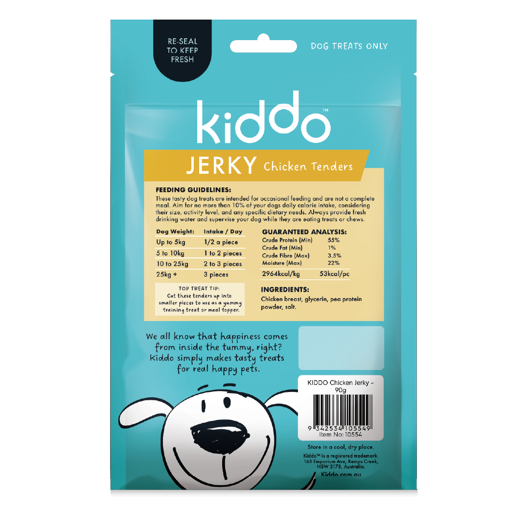 KIDDO Jerky Chicken Tenders 90g