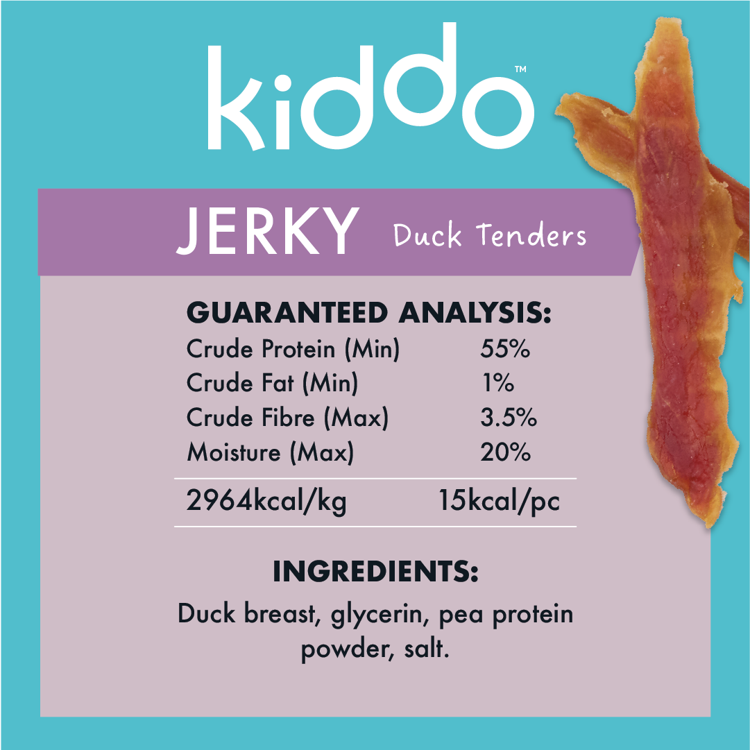 KIDDO Jerky Duck Tenders 90g