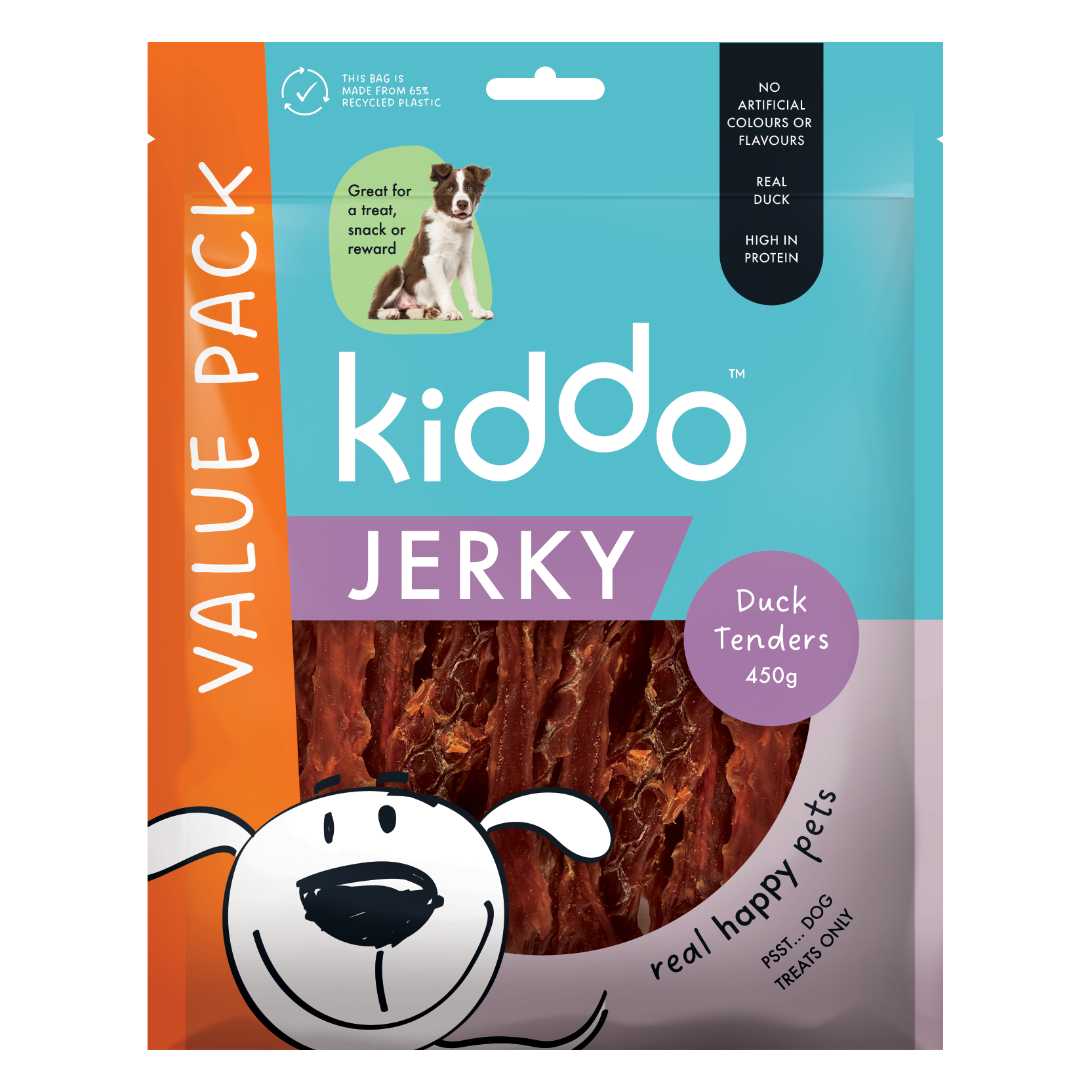KIDDO Value Jerky Duck Tenders 450g
