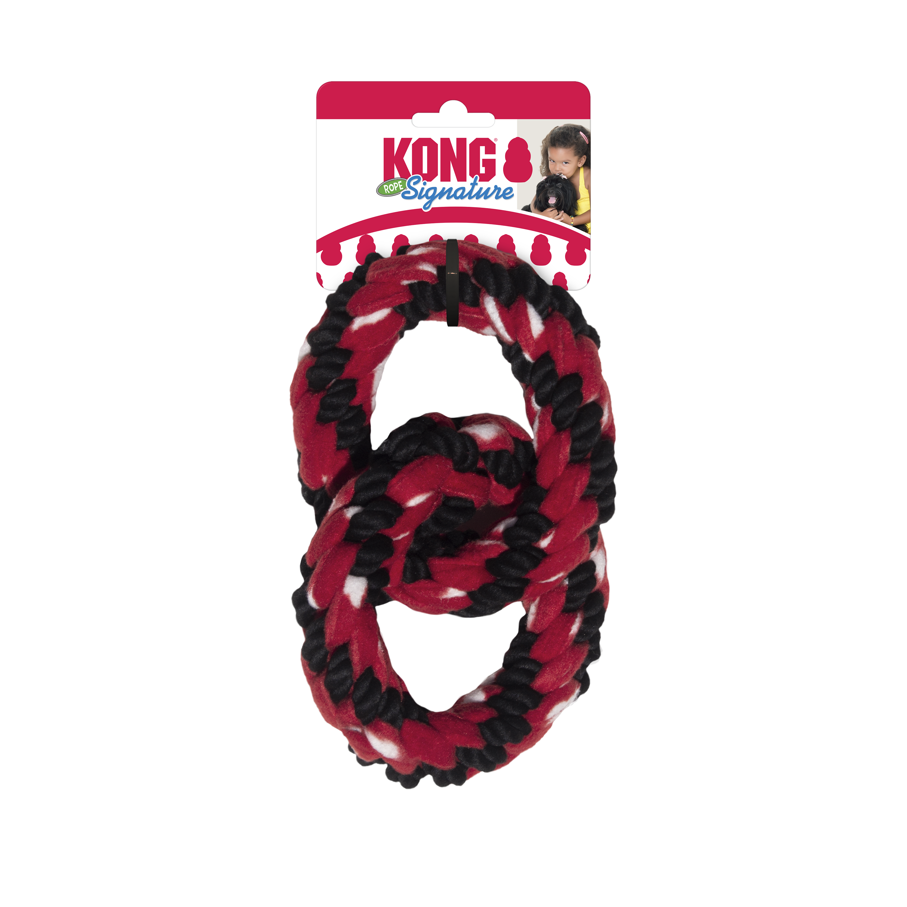 Kong Signature Rope Double Ring Tug