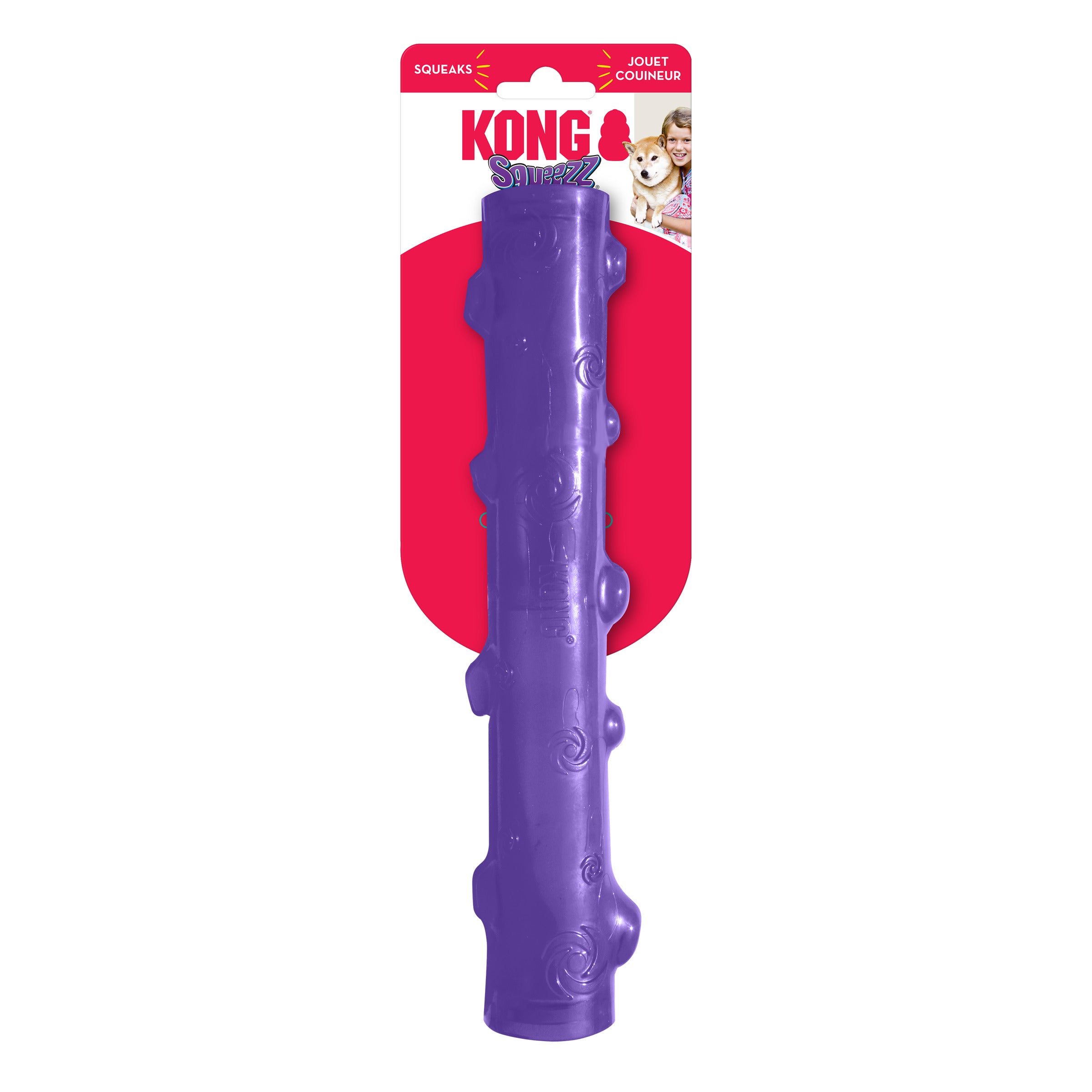 KONG Squeezz Crackle Stick Large