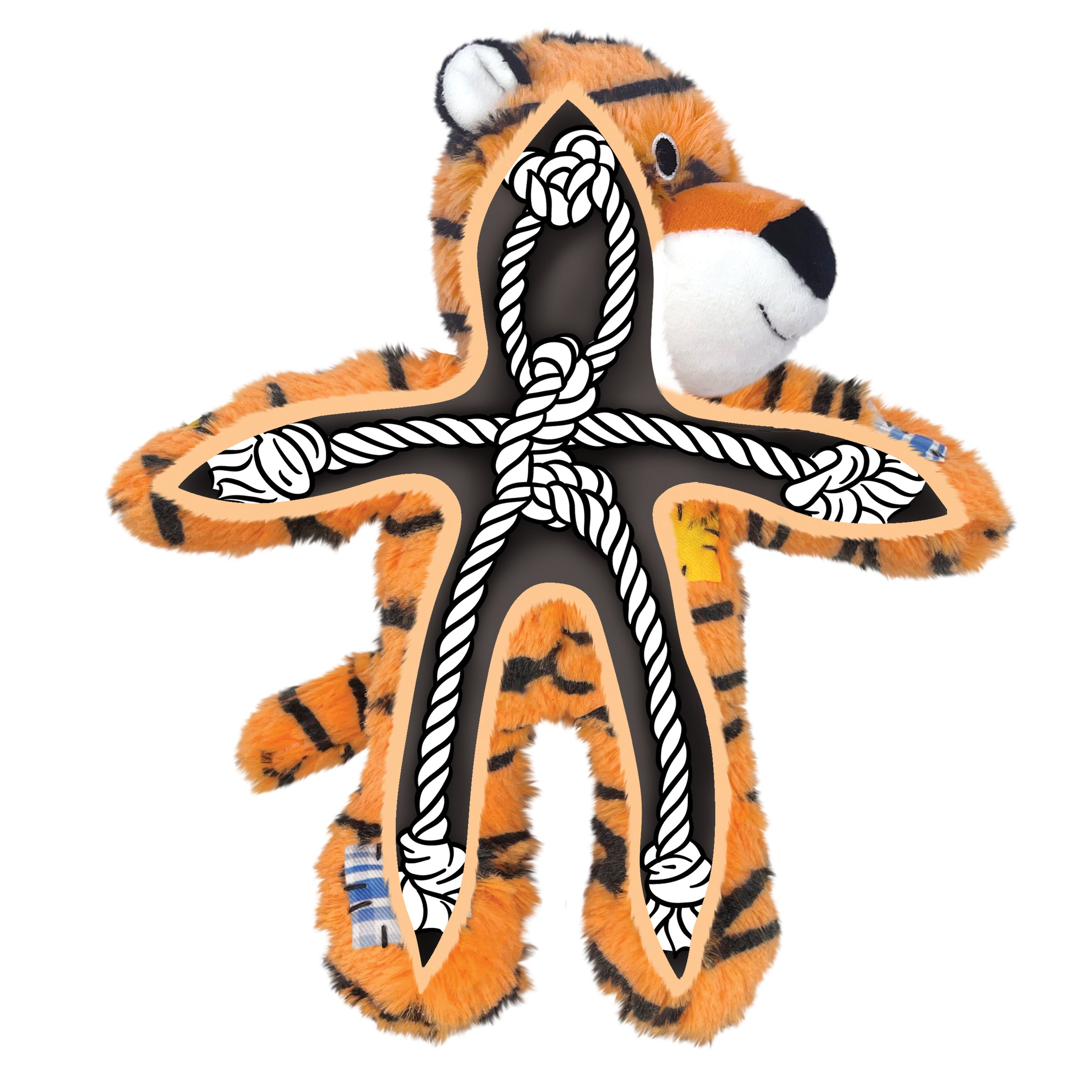 KONG Wild Knots Tiger Medium Large