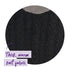 Kazoo Black Cable Knit