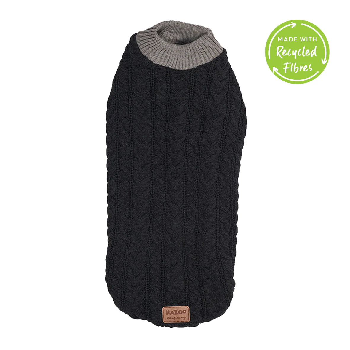 Kazoo Black Cable Knit