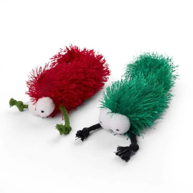 Kazoo Kitty Christmas Fuzzy Caterpillar 2pk