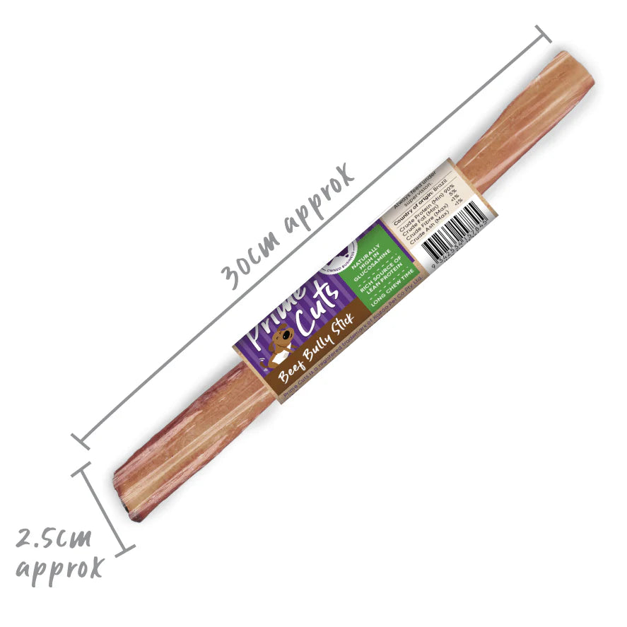 Kazoo Prime Cuts Beef Bully Sticks 30cm