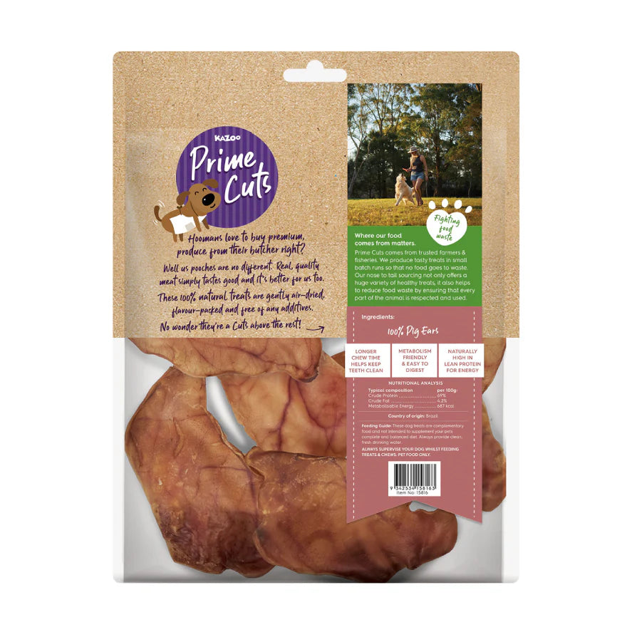 Kazoo Prime Cuts Pig Ear 12pk