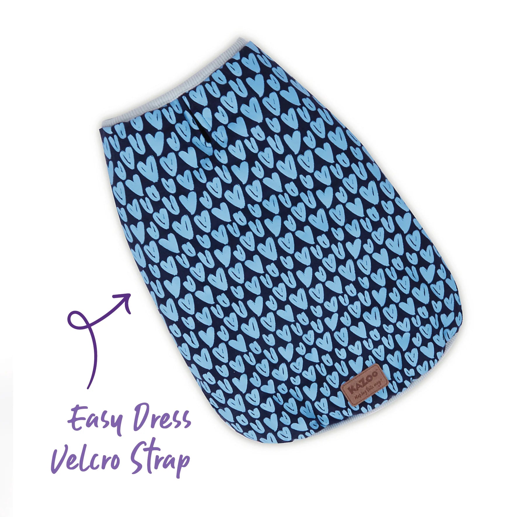 Kazoo Snuggie Blue Love 46.5cm