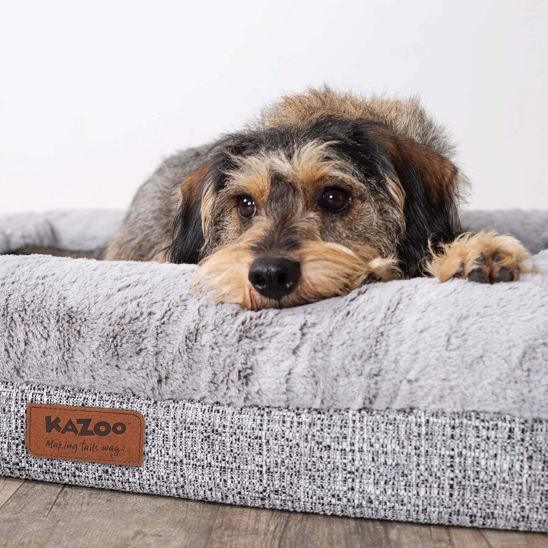 Kazoo Wombat Plush Bed Grey XL