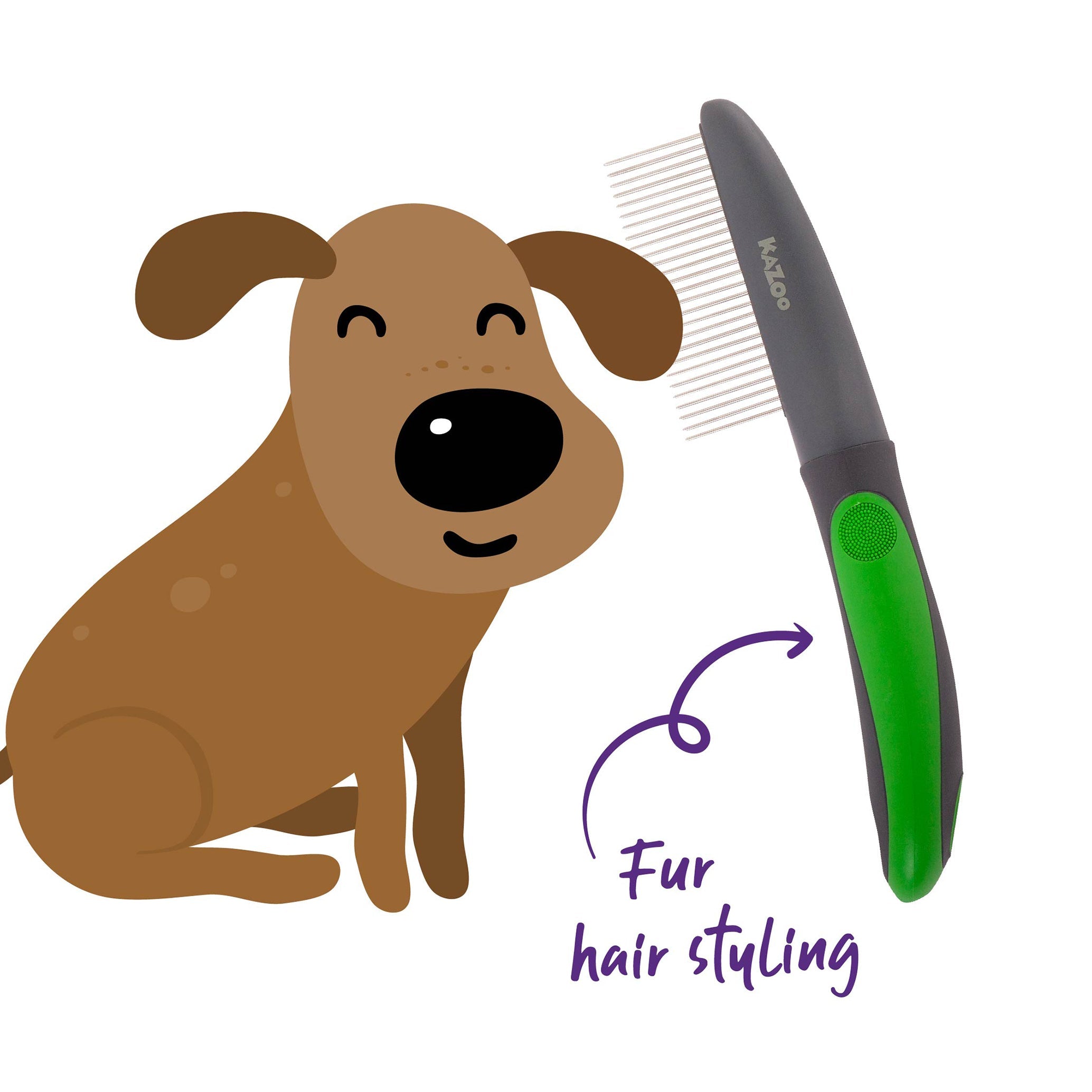 Kazoo Dog Grooming Comb