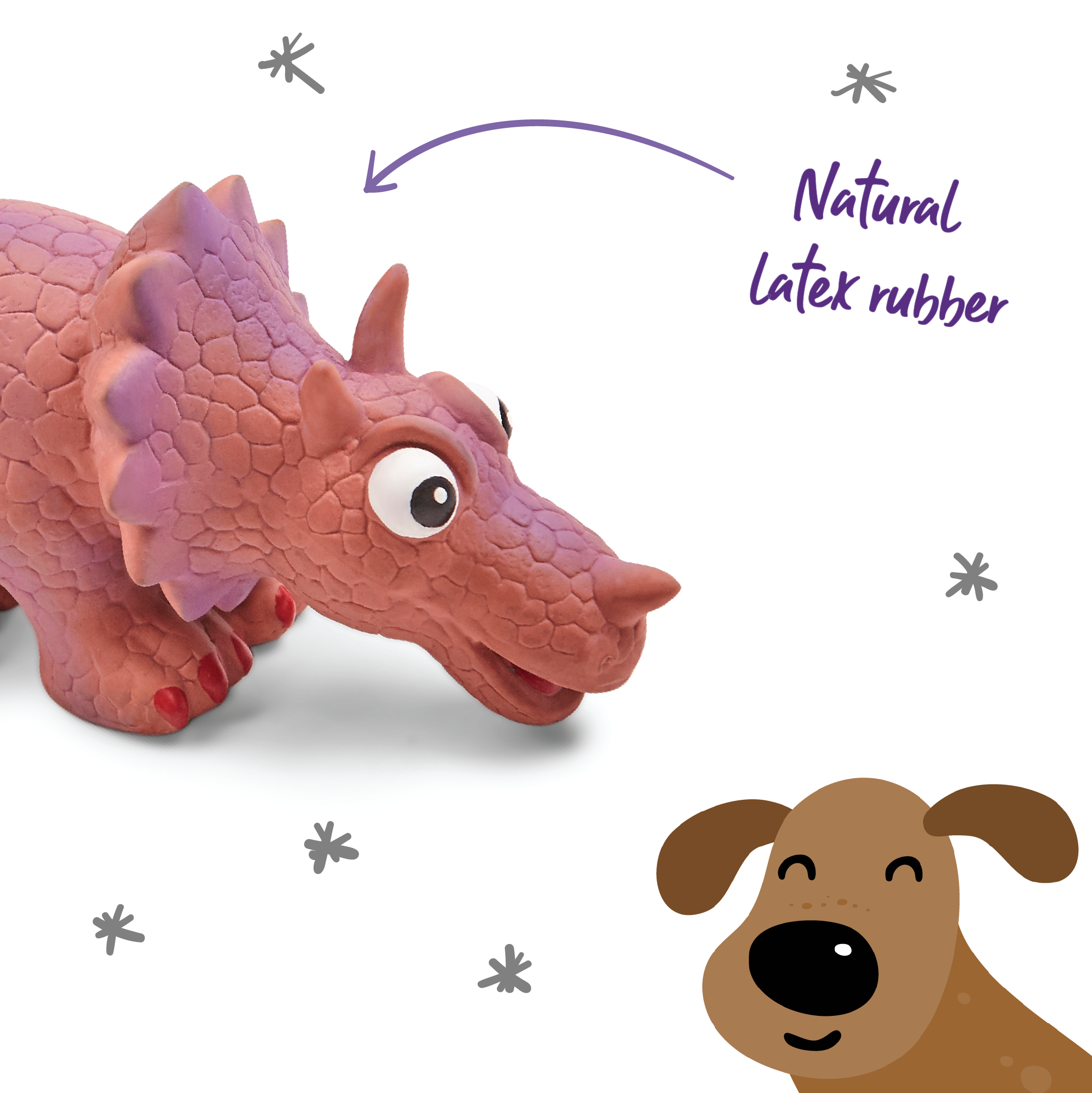 Latex Tricky Triceratops Medium