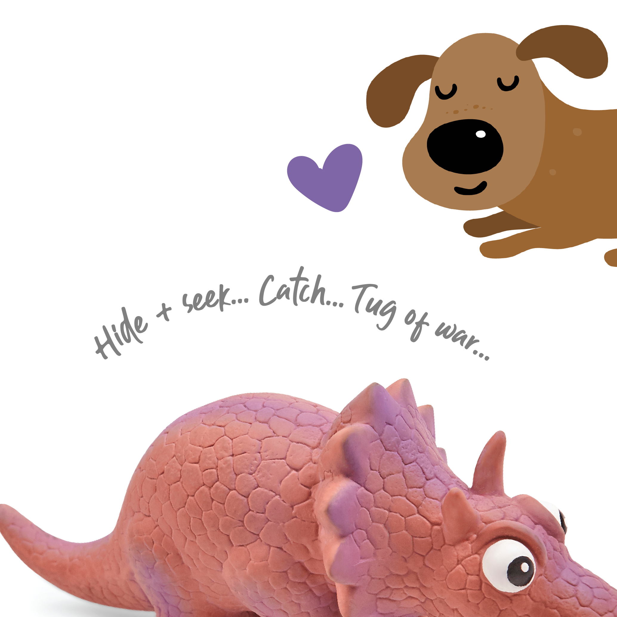 Latex Tricky Triceratops Medium