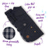 kazoo Aussie Oilskin Coat Navy