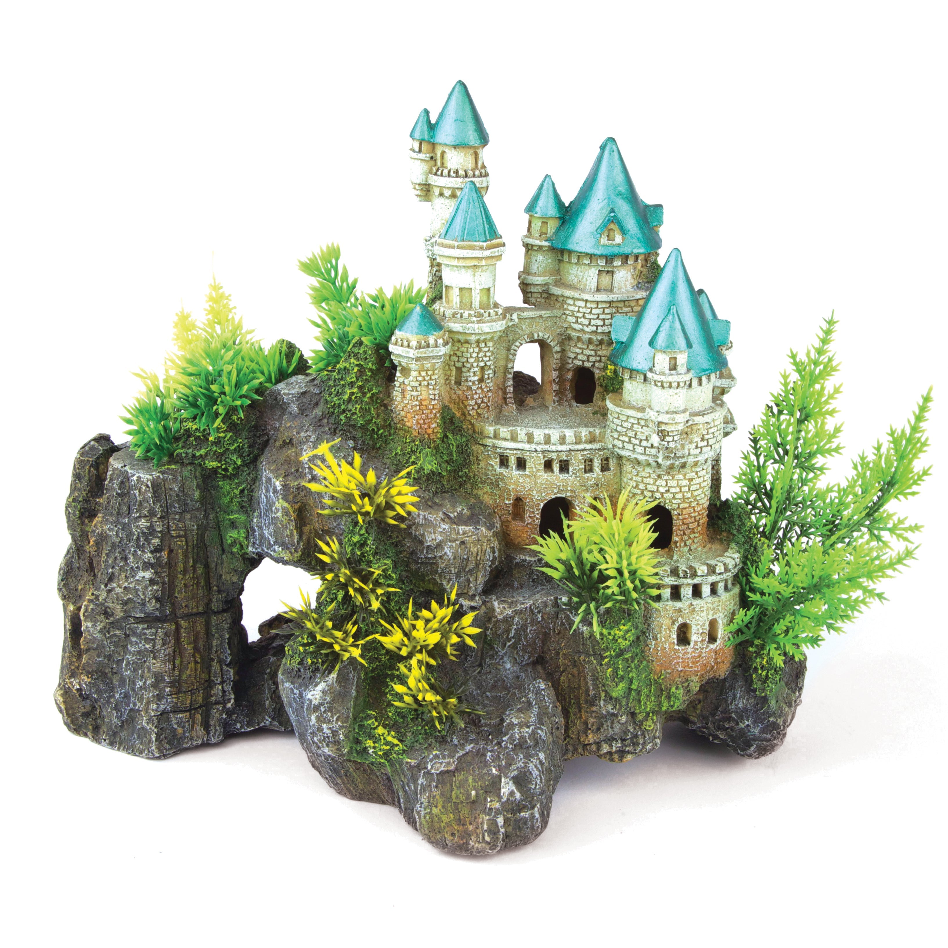 Mountain Castle With Plants Small